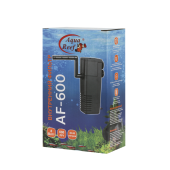 Aqua Reef Помпа-фильтр AF - 600, на 50-100 л, 8 Вт, 600 л/ч, черный