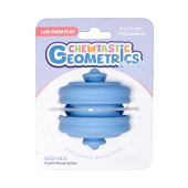  Игрушка интерактивная для собак из натурального каучука Chewtastic Geometrics Geo-Hex, 
