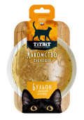TiTBiT Лакомство для кошек Бульон с домашней курочкой 55г