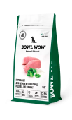 BOWL WOW Корм сухой для щенков мелких пород: индейка, рис, шпинат, 150 г