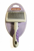 Zolux Пуходерка пластиковая для кошек средняя, М, 14,5 x 7,5 см