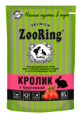 ZOORING Пауч Сочные кусочки в соусе Кролик с брусникой для стерилизованных кошек 85 г