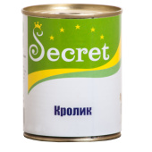 Secret Консервы для собак кролик, 850 г