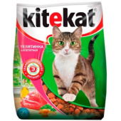 Kitekat Сухой корм для кошек, телятинка аппетитная