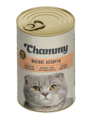 Chammy Влажный корм для кошек, мясное ассорти, кусочки в соусе, 415 г