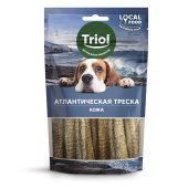 Triol LOCAL FOOD Лакомство для собак "Кожа атлантической трески", 40г