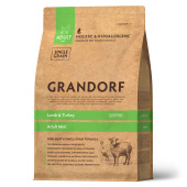 GRANDORF DOG Lamb&Turkey MINI Низкозерновой сухой корм Ягненок с индейкой для взрослых собак мелких пород