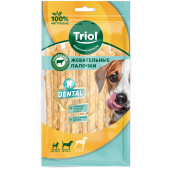 Triol Палочки жевательные крученые, 12,5см (уп.15шт.), серия DENTAL