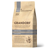 GRANDORF Rabbit & Turkey Sterilised сухой корм для кастрированных и стерилизованных котов и кошек, гипоаллергенный с кроликом и индейкой