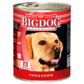 BIG DOG Консервы для собак говядина, 850 г