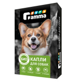 Gamma БИОКАПЛИ для собак от внешних паразитов, 2 пипетки по 1мл.