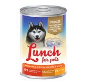 Lunch For Pets Баранина с потрошками в желе 400 г