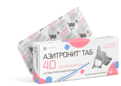 NITA-FARM Азитронит ТАБ, 40 мг (5 табл/упак)