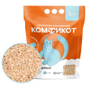 КОМФИКОТ Наполнитель кукурузный впитывающий, 5 л