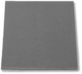 Россия Губка прямоугольная крупнопористая Лист серый, 50 × 50 × 2 см