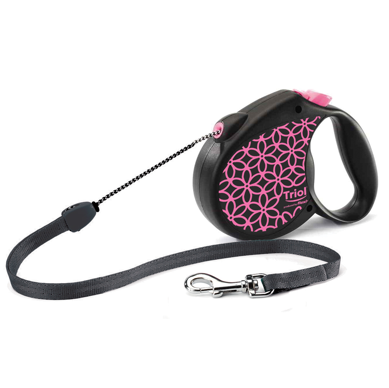 Triol Flexi Поводок-рулетка для собак Flexi Life Pink S 5м до 12кг, трос