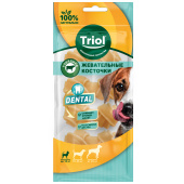 Triol Косточки жевательные узловые, 6см (уп.6шт.), серия DENTAL