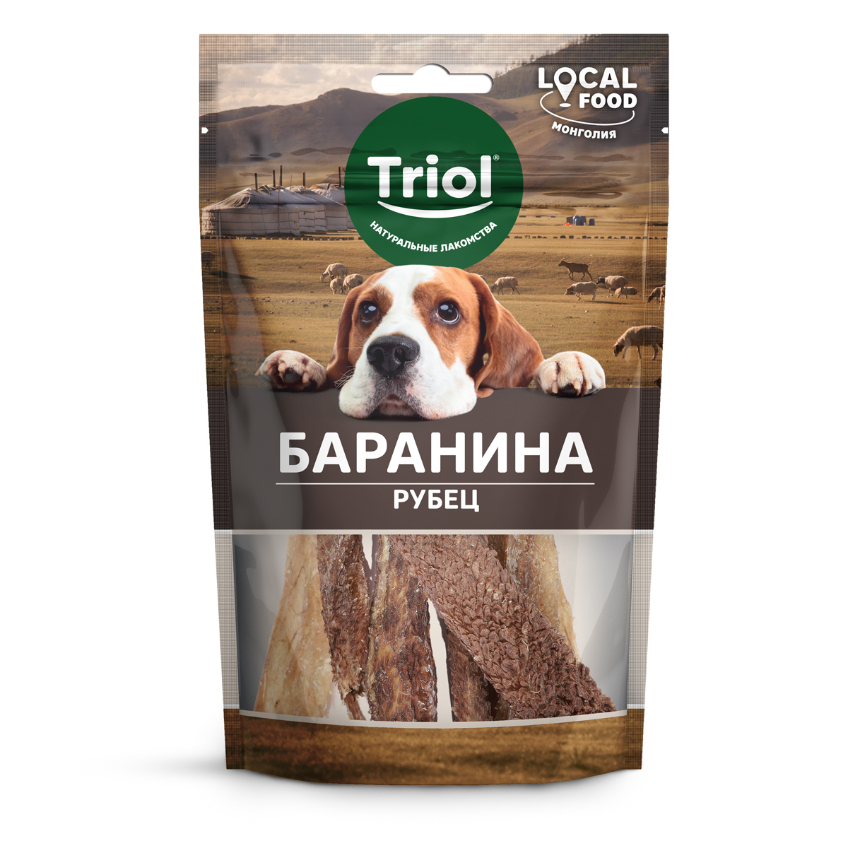 Triol LOCAL FOOD Лакомство для собак "Рубец бараний", 30г