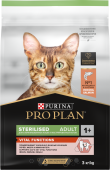 Pro Plan Sterilised VITAL FUNCTIONS сухой корм для стерилизованных кошек для поддержания функций почек, мозга и иммунитета с лососем