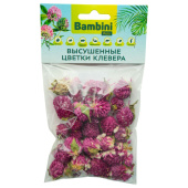 Bambini Лакомство Bambini Pets высушенные цветы клевера для грызунов и кроликов, 10 г.