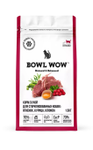 BOWL WOW Fresh Meat Корм сухой с ягненком, курицей и клюквой для стерилизованных кошек, 1,5 кг