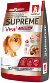 Зоогурман Supreme, сухой корм для собак мелких и средних пород, телятина
