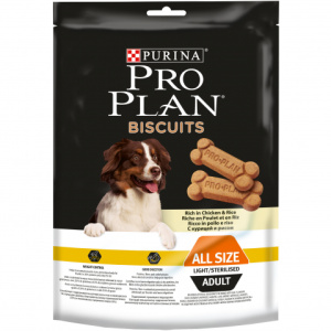 Pro Plan Biscuits с курицей и рисом для стерилизованных собак, 400 г