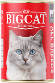 Зоогурман Влажный корм для кошек Big Cat «Мясное ассорти», кусочки в желе, 350 г