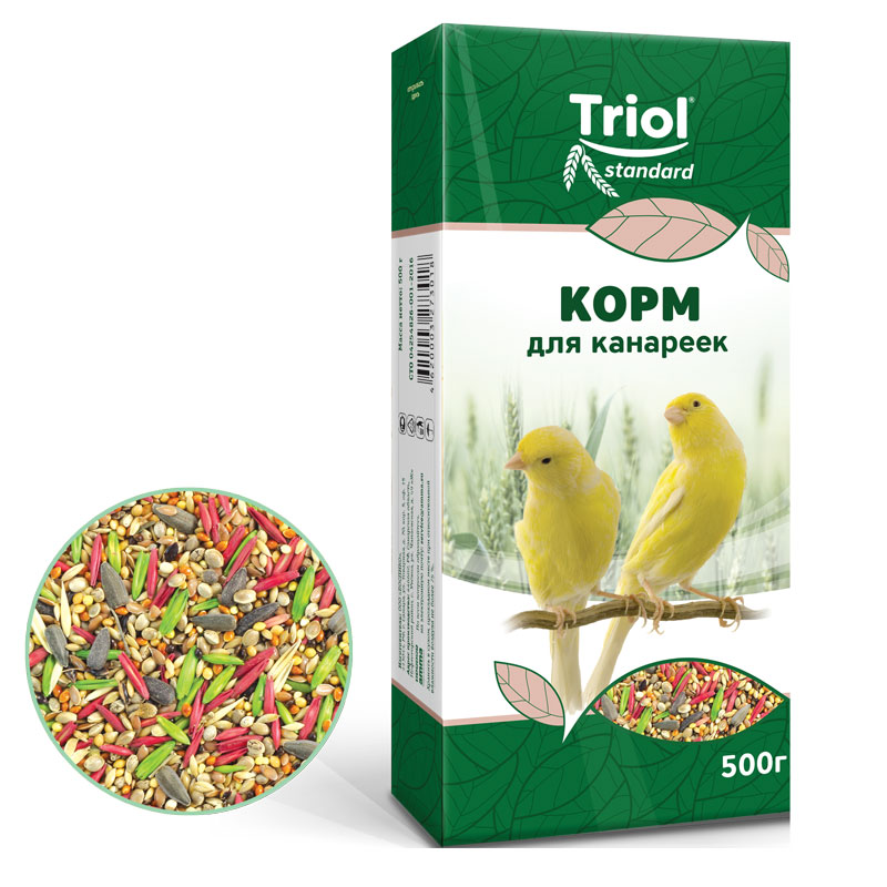 Triol Корм для канареек, 500г, Тriol Standard