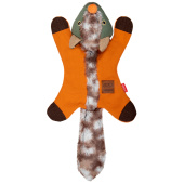 GiGwi Игрушка для собак Лисичка шуршащая с пищалками 37см, серия CATCH & FETCH ECO