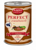 Славика Перфект для кошек с говядиной, 340 г