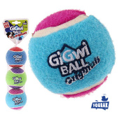 GiGwi Игрушка для собак Три мяча с пищалкой 6,3см, серия BALL Originals