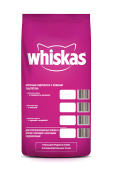 Whiskas Сухой корм для кошек с говядиной, 5 кг