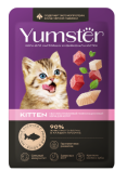 Yumster Пауч для котят с рыбой в соусе, 85 г