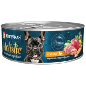 Зоогурман Holistic, консервы для собак, Утка с индейкой и картофелем, 100 г