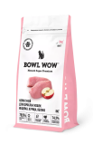 BOWL WOW Корм сухой для взрослых кошек с индейкой и яблоком, 8 кг