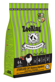 ZOORING Sterilized CAT CHICKEN&Lingonberry Сухой корм для стерилизованных кошек и кастрированных котов всех пород Цыпленок с брусникой