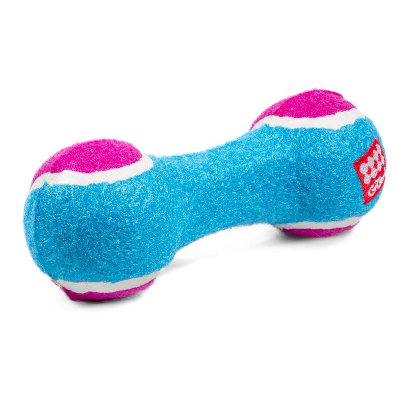GiGwi Игрушка для собак Гантель средняя с пищалкой 18см, серия CATCH & FETCH