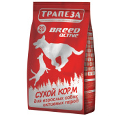 Трапеза BREED ACTIVE, сухой корм для взрослых собак активных пород, 20 кг