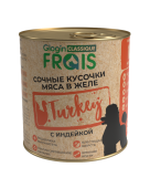 FRAIS CLASSIQUE DOG  АКЦИЯ Снижение цены! для собак сочные кусочки мяса с Индейкой в желе, 850 г