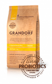 GRANDORF DOG 4 Meat PROBIOTIC MINI Низкозерновой сухой корм с живыми пробиотиками Четыре вида мяса для взрослых собак мелких пород