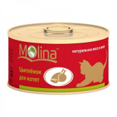 Molina консервы для котят с Цыпленком, 80 г