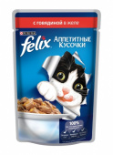 FELIX Пауч для кошек (говядина в желе) 75 г