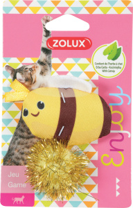Zolux Игрушка для кошек с кошачьей мятой "Счастливая пчела", 8 см