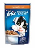 FELIX Пауч для кошек (индейка в желе) 75 г
