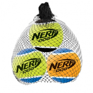 Nerf Мяч теннисный пищащий 6 см (3шт)