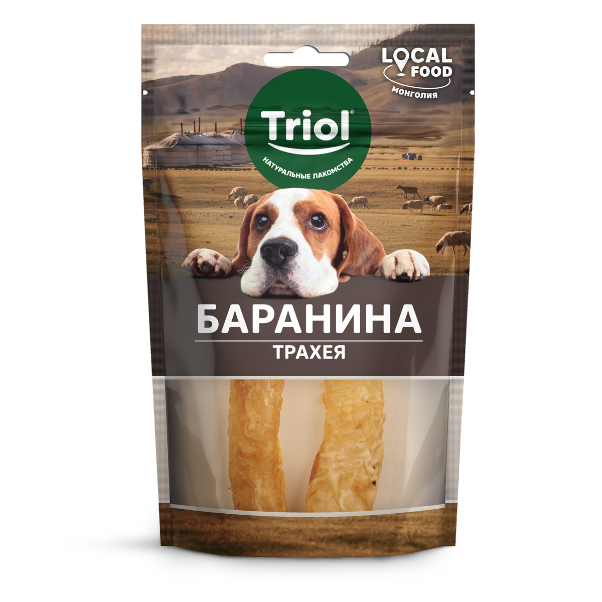 Triol LOCAL FOOD Лакомство для собак "Трахея баранья", 30г