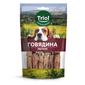 Triol LOCAL FOOD Лакомство для собак "Легкое говяжье воздушное", 40г