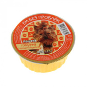 Ем без проблем Паштет для собак, говядина, курица, индейка 125 г