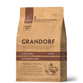 GRANDORF DOG Duck&Turkey MED&MAXI утка с индейкой для собак средних и крупных пород